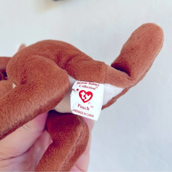 TY Beanie Babies Collection Kangaroo Pouch no hang tag toy - Picture 5 of 6